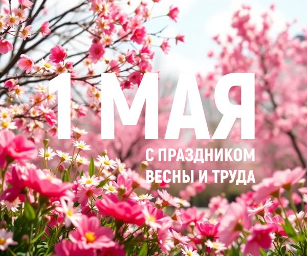 С праздником Первомая!